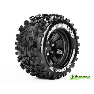 LOUISE WORLD LOUISE MT-UPHILL Tyre On Black Rim 0 Offset