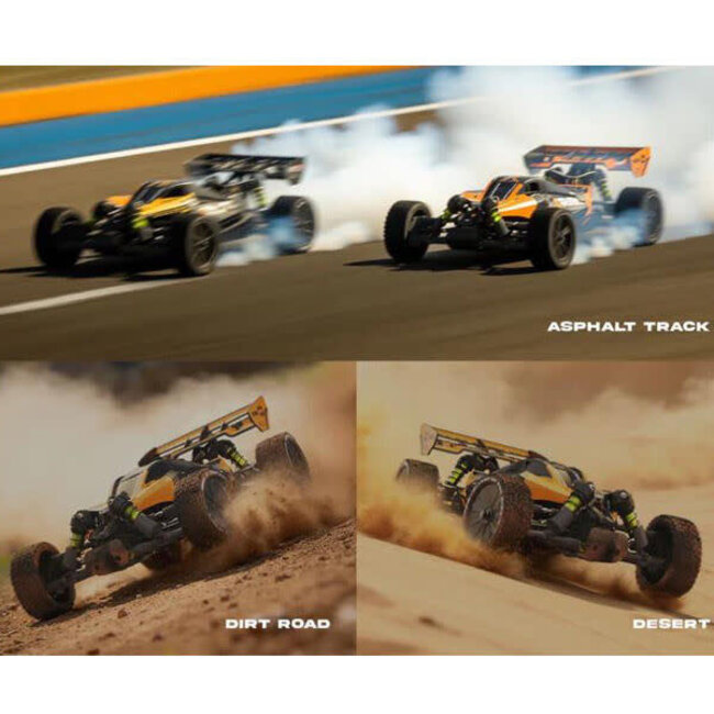 Rlaarlo SBK10-B-C Storm Breaker Carbon Fibre Brushless Black Gold RTR 1/10