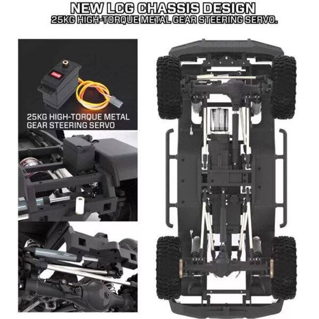 YIKONG 4107PRO-HG GQ Patrol ARTR Brushless 1/10