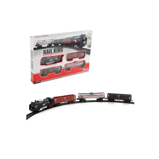 Rail King Train Set 19033-4 Black (WR)
