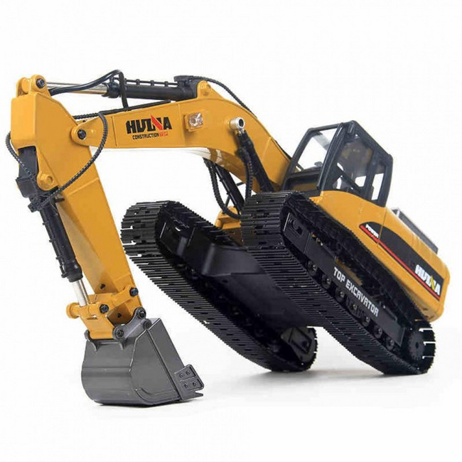 HUINA1:14 2.4G 23CH FULL ALLOY RC Excavator METAL VERSION  RUN TIME 40 MINUTES  ON STD BATTERY