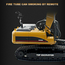 HUINA1:14 2.4G 23CH FULL ALLOY RC Excavator METAL VERSION  RUN TIME 40 MINUTES  ON STD BATTERY