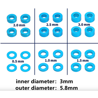Race RACE 3mm ALUMINIUM SPACER