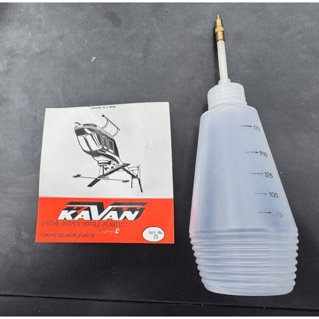 KAVAN FUEL FILLER BOTTLE  200ML WITH SEALABLE NOZZLE  ( ENGINE PRIMER BOTTLE )
