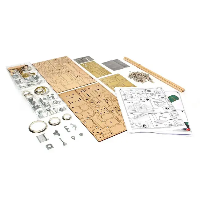 OCCRE 54001 GERMAN ADLER EAGLE STEAM LOCOMOTIVE 1/24 SCALE WOOD AND METAL MODEL KIT