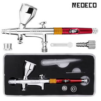 NEOECO NEOECO NCT-208K Dual Action Airbrush 9cc 1/3 oz Fluid Cups