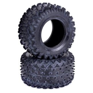 Schumacher RC Schumacher VEE 4 Yellow Truck Tyres (2)