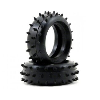 Schumacher RC SCHUMACHER Full Spike 2.2 Front Tyres Yellow CAT