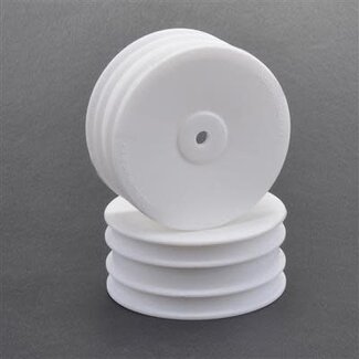 Schumacher RC SCHUMACHER WHEEL; HEX FRONT - WHITE - 4WD - PR