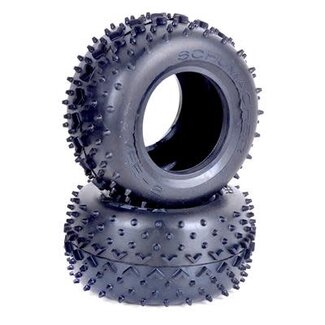 Schumacher RC Schumacher VEE 2 Yellow Truck Tyre (2)