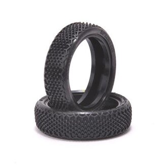 Schumacher RC SCHUMACHER SPLINTER - 1/10 2WD TYRES - FRONT - YELLOW - PR