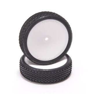 Schumacher RC SPLINTER 1/10 2WD TYRES FRONT YELLOW- PRE-GLUED