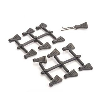 Schumacher RC CORE RC Rubber Body Clip Pulls