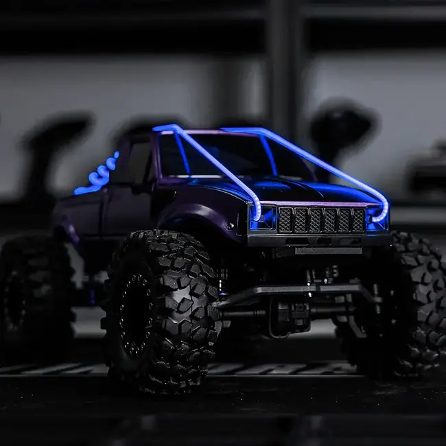 INJORA Blue Flexible Cuttable LED Strip Lights for RC Cars