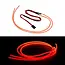 INJORA Red Flexible Cuttable LED Strip Lights for RC Cars