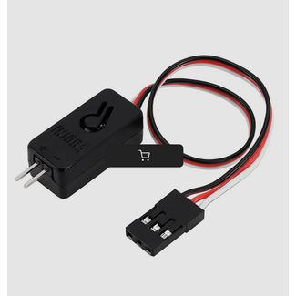 INJORA INJORA CH3 Light Remote Control Switch, LED On/Off Breath Flash Controller for RC Car