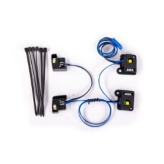 TRAXXAS TRAXXAS  Pro Scale® LED light set, front & rear, complete (includes light harness, zip ties (6)) (fits #9811 body)