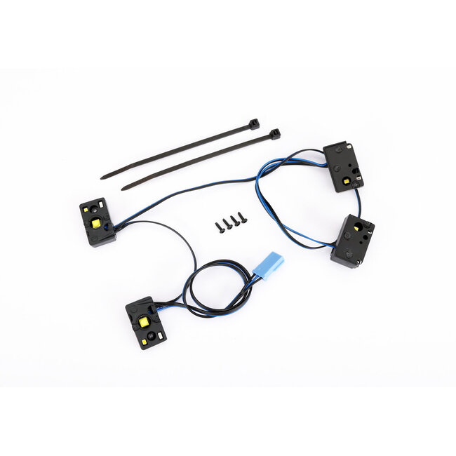 TRX4M DEFENDER TRAXXAS LED LIGHT SET F&R COMPLETE (FITS #9712 BODY)
