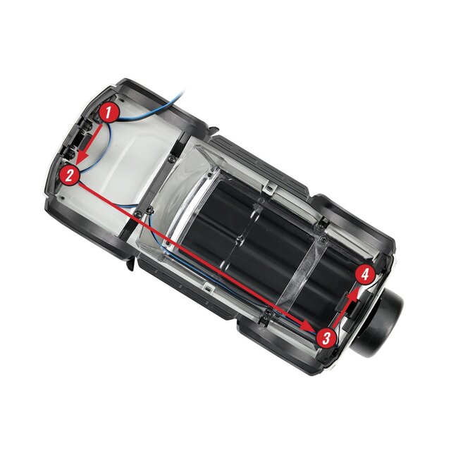 TRX4M DEFENDER TRAXXAS LED LIGHT SET F&R COMPLETE (FITS #9712 BODY)