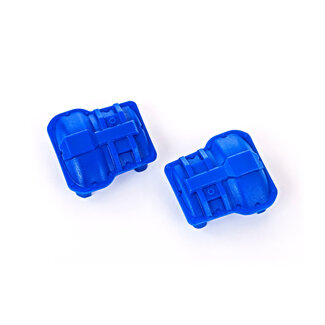 TRAXXAS TRX4M Traxxas 9738-BLUE Differential Cover Front & Rear 2pc Blue