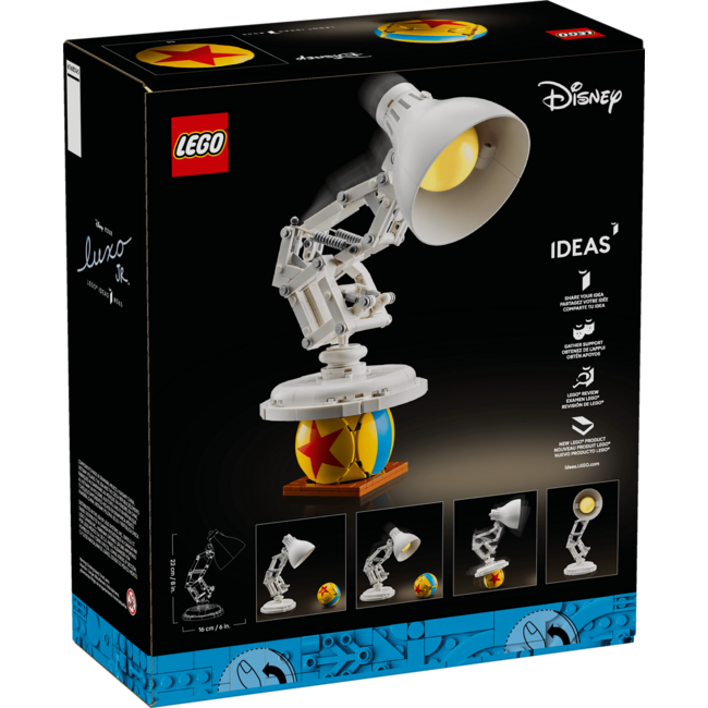 LEGO IDEAS Disney Pixar Luxo Jr. 21357