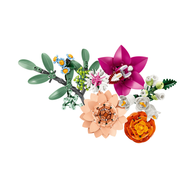 LEGO Botanicals Pretty Pink Flower Bouquet 10342 749pcs