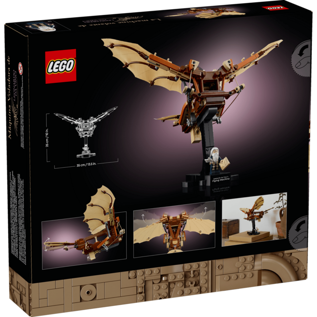 LEGO ICONS Leonardo da Vinci's Flying Machine  1363 493pcs