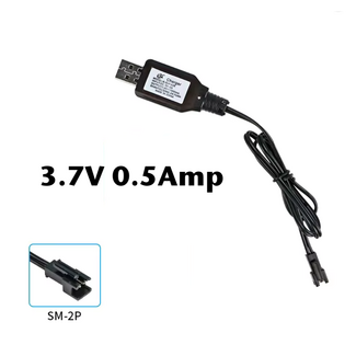 Race RACE 1S 3.7v 0.5A USB LIPO CHARGER  WITH 2 WIRE BLACK CONNECTOR