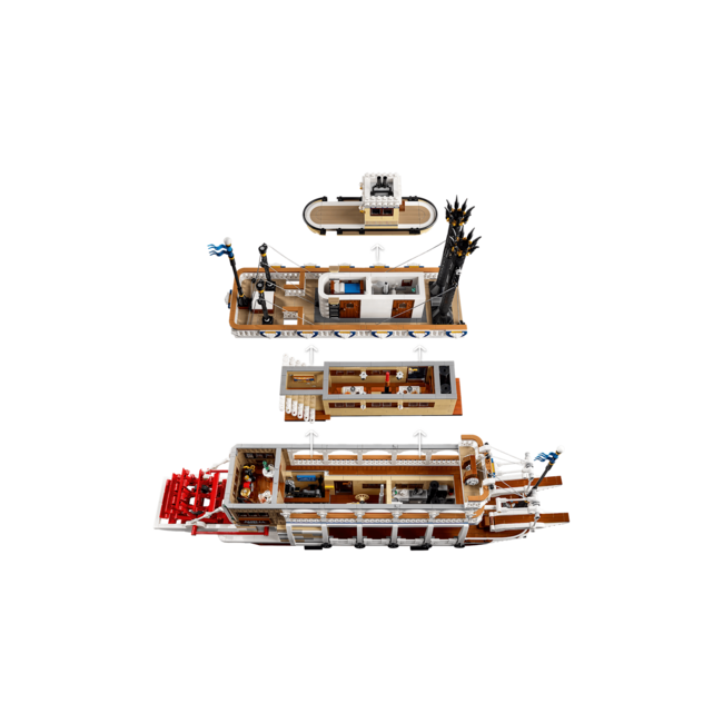 LEGO RIVER STEAM BOAT 21356  4090pcs
