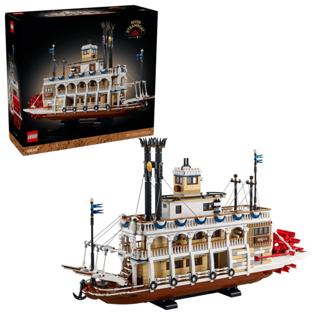 LEGO RIVER STEAM BOAT 21356  4090pcs