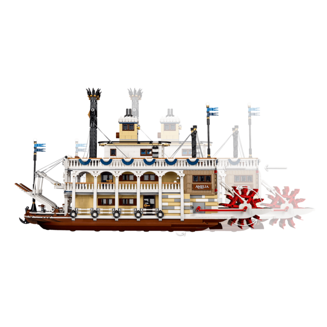 LEGO RIVER STEAM BOAT 21356  4090pcs