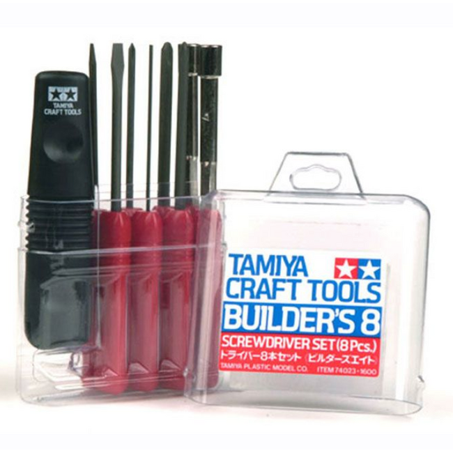 Tamiya craft tools builders 8 pce set