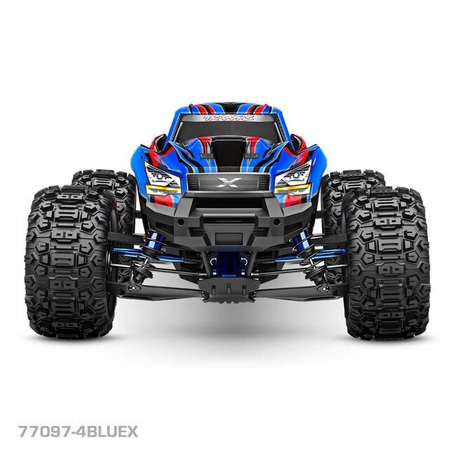 TRAXXAS X-MAXX ULTIMATE - BLUE with lighting kit & underglow