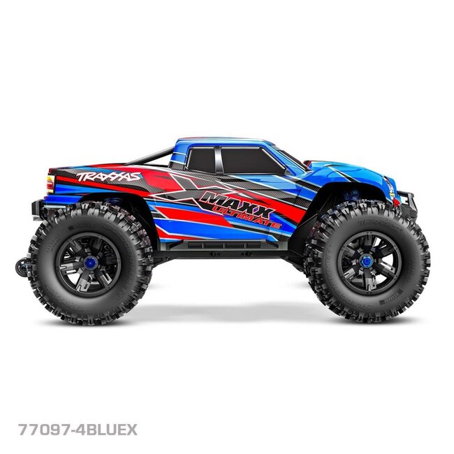 TRAXXAS X-MAXX ULTIMATE - BLUE with lighting kit & underglow