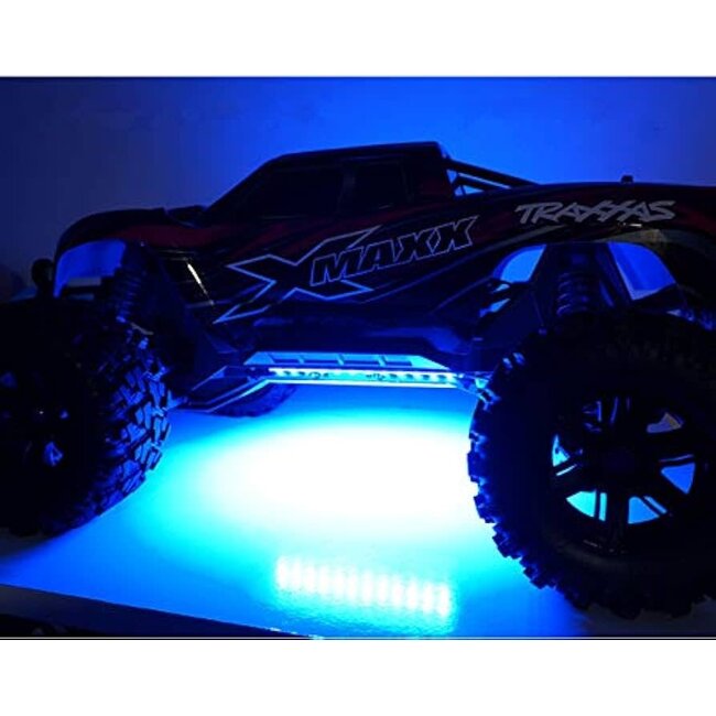 TRAXXAS X-MAXX ULTIMATE - BLUE with lighting kit & underglow