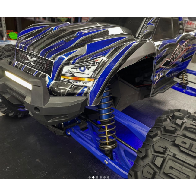 TRAXXAS X-MAXX ULTIMATE - BLUE with lighting kit & underglow