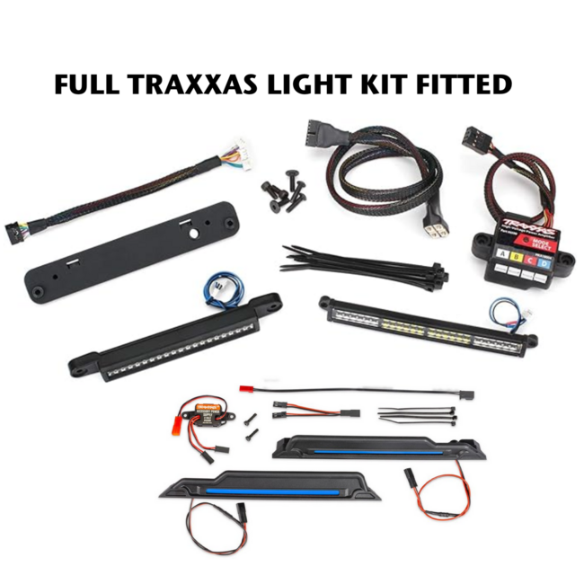 TRAXXAS X-MAXX ULTIMATE - BLUE with lighting kit & underglow
