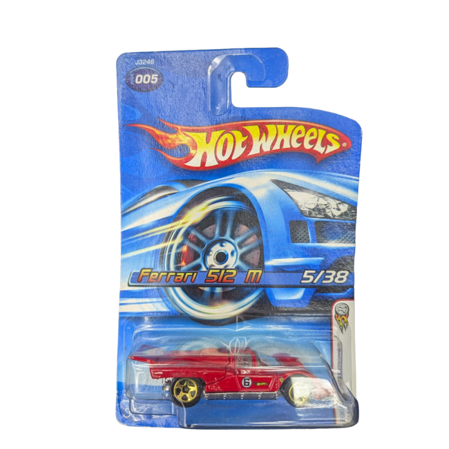 Hot Wheels Mainline - First Editions / Ferrari 512 M - Red - Model Car x1