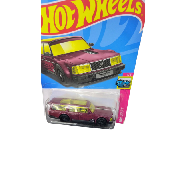 Hot Wheels Volvo 240 Drift Wagon Purple 2022 No 232 HCT20 Long Card Genuine