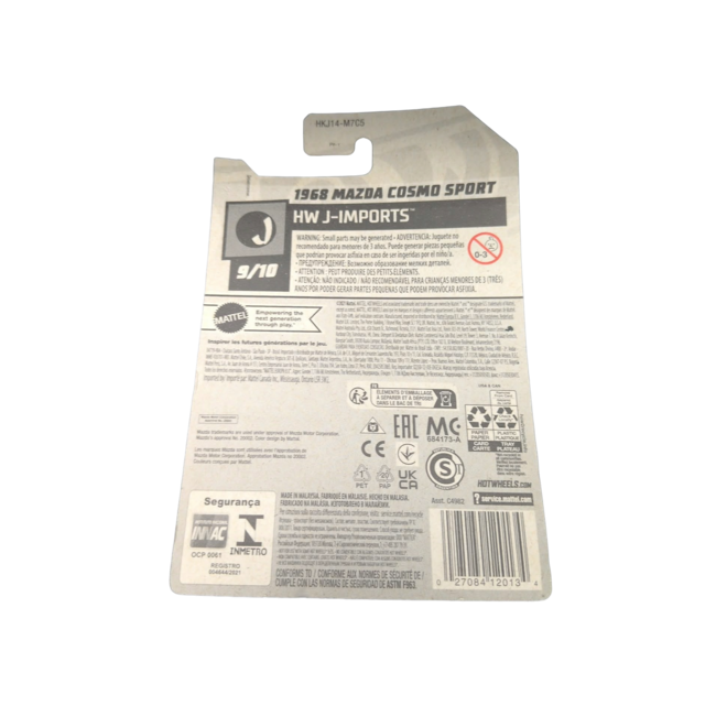 Hot Wheels 2023 HW J-Imports #118 1968 Mazda Cosmo Sport Orange / White New