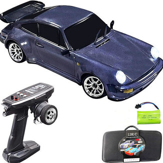 LDRC LDRC 1898 911Turbo Drift Car RTR W/ Gyro 1/18 Metal Body