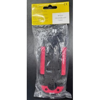 SCALEXTRIC Scalextric W9095 Chassis assembly with mounting screws and front axle assembly for C2661 Ford GT