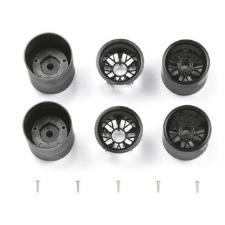 TAMIYA Tamiya Wheels Mesh Set Black F103