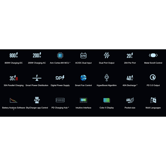 SKYRC D200 Neo Duo TWIN AC/DC charger (AC 200W - DC 2x400W)