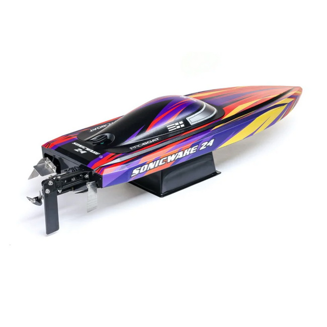 ProBoat Sonicwake 24" DeepV Boat, RTR, Purple?Yellow  PRB-1992T1