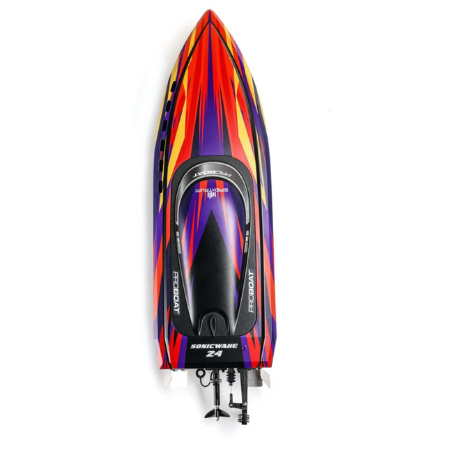 ProBoat Sonicwake 24" DeepV Boat, RTR, Purple?Yellow  PRB-1992T1