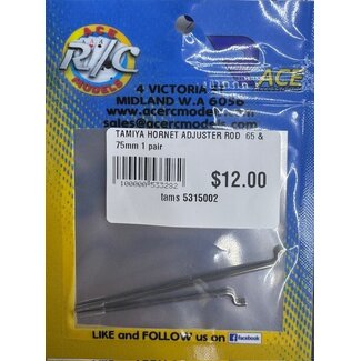 TAMIYA HORNET ADJUSTER ROD  65 & 75mm 1 pair