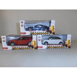 LMT DIECAST LMT 1/24 FAST ROAD 4 assorted cars sold as individuals