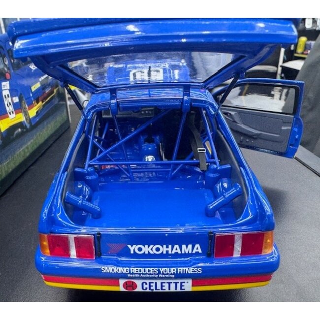 APEX 1:18  GSR FORD SIERRA RS500 #35 GLEN SEATON/FURY WINNER 19090 SANDOWN 500  "EX DECEASED ESTATE SOLD AS IS"