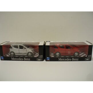 NEW RAY NEWRAY 1/32 1997 MERCEDES-BENZ A-CLASS, 2 assorted cars sold as individuals